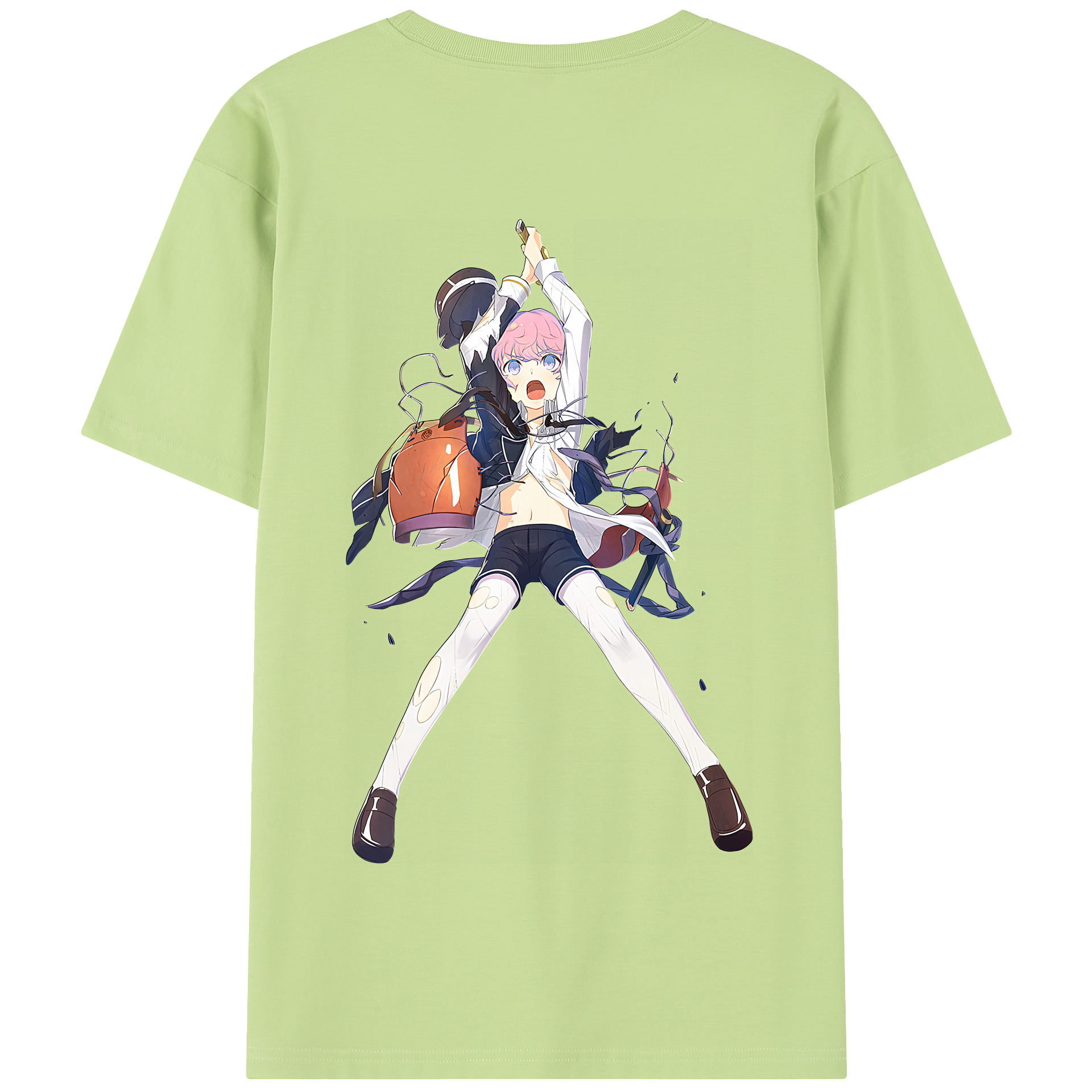 （画像用） 刀剣乱舞 Touken Ranbu 綿100％半袖Tシャツ（背面プリント）